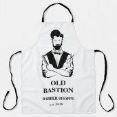 Custom Barber Shop Schort (Voorkant)