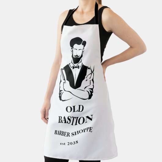 Custom Barber Shop Schort (Insitu)