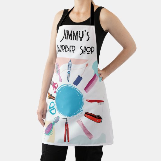 Custom Barber Shop Schort (Insitu)