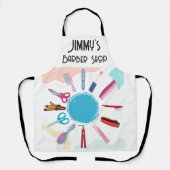 Custom Barber Shop Schort (Voorkant)