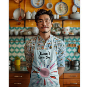 Custom Barber Shop Schort