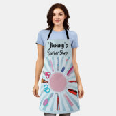 Custom Barber Shop Schort (Gedragen)