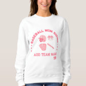 Custom Baseball Mom Squad Sweatshirt| Perfect cade Trui (Voorkant)