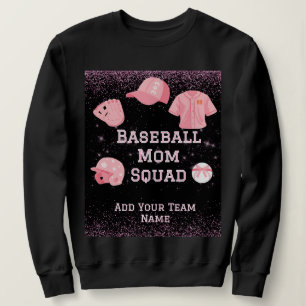 Custom Baseball Mom Squad, teamnummer en naam Trui