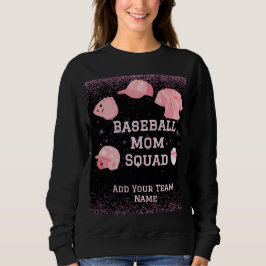 Custom Baseball Mom Squad, teamnummer en naam Trui
