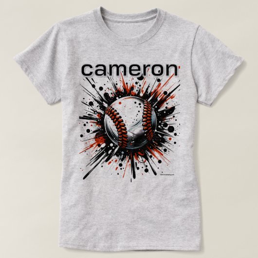 Custom Baseball Mom Tee - Baseball Graphic Tee T-shirt (Design voorkant)
