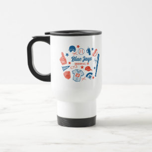 Custom Baseball Mom Trotse Softbal Mama Game Day Reisbeker