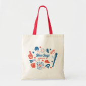 Custom Baseball Mom Trotse Softbal Mama Game Day Tote Bag (Voorkant)