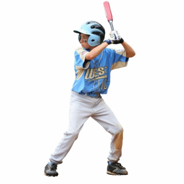 Custom Baseball Speler Unieke Foto Sculptuur Staand Fotobeeldje (Voorkant)