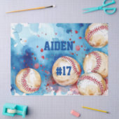 Custom Baseball Theme Party Tissuepapier (Craft)
