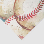 Custom Baseball Theme Party Tissuepapier (Detail)