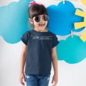 Custom Basic Dark Navy Blue Toevoegen Jouw tekst K T-shirt