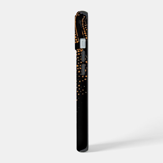 Custom basketbal jersey nummer budget vriendelijk iPhone 15 case (Linkerkant)