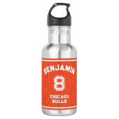 Custom Basketball Modern Kids  Waterfles (Voorkant)