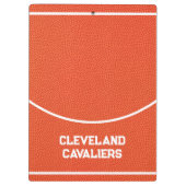 Custom Basketball Textured Coach Sporty Klembord (Achterkant)