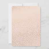 CUSTOM Bat Mitzvah Nodig bord roze goud CARLI uit Kaart (Achterkant)