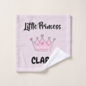 Custom Bath Washcloth & Towels Set, Girl Princess Bad Handdoek (Wasdoekje)