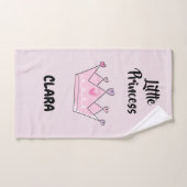 Custom Bath Washcloth & Towels Set, Girl Princess Bad Handdoek (Handdoek)