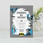 Custom Batman Boy's Verjaardag Kaart (Staand voorkant)