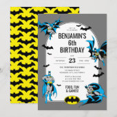 Custom Batman Boy's Verjaardag Kaart (Voorkant / Achterkant)