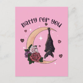 Custom Batty voor u Valloween Valentijn Briefkaart