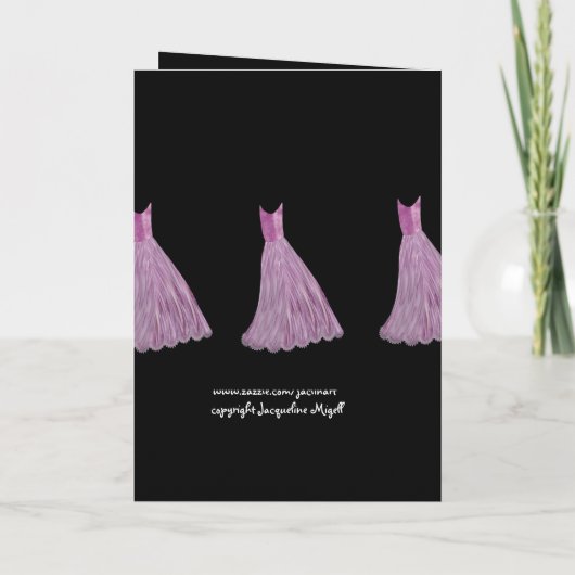 Custom Be My Greeter Wedding Invite - PAARSE toga' (Achterkant)