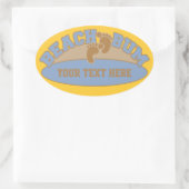 Custom Beach Bum stickers (Tas)