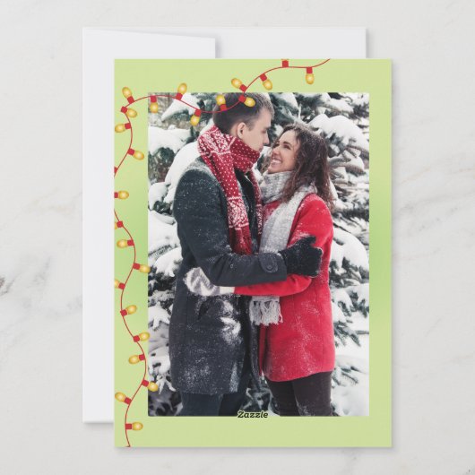 Custom Beach 🎄 Christmas Seashells Collage Feestdagenkaart (Achterkant)