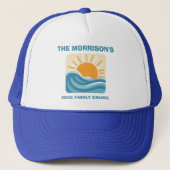 Custom Beach Family Reunion Ocean Cruise  Trucker Pet (Voorkant)