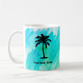 Custom Beach Palm Tree Nautical Koffiemok (Links)