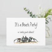 Custom Beach Party Nodig geen crabby broeken uit Kaart (Staand voorkant)