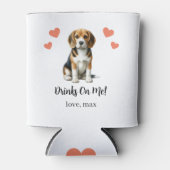 Custom Beagle Pet Wedding Koelbox Blikjeskoeler (Voorkant)