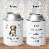 Custom Beagle Pet Wedding Koelbox Blikjeskoeler