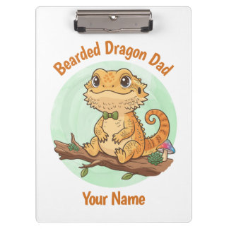 Custom Bearded Dragon Dad Clipboard Klembord
