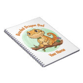 Custom Bearded Dragon Dad Notebook Notitieboek (Rechterzijde)