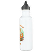 Custom Bearded Dragon Dad Water Bottle Waterfles (Rechts)