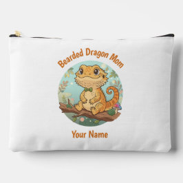 Custom Bearded Dragon Mom Accessory Pouch Etui