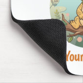 Custom Bearded Dragon Mom Mouse Pad Muismat (Hoek)