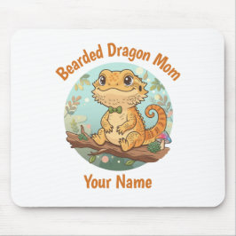 Custom Bearded Dragon Mom Mouse Pad Muismat