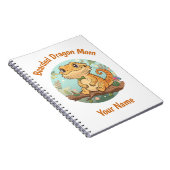 Custom Bearded Dragon Mom Notebook Notitieboek (Rechterzijde)