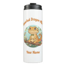 Custom Bearded Dragon Mom Thermal Tumbler
