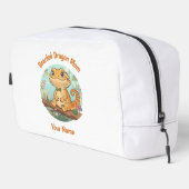 Custom Bearded Dragon Mom Toiletry Bag Toilettasje (Rechterhoek)