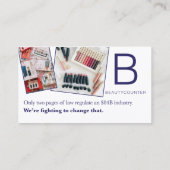 Custom Beautycounter Visitekaartje for Consultants (Achterkant)