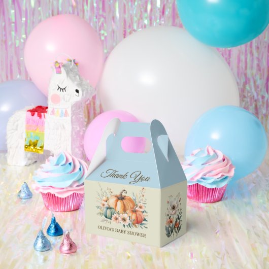 Custom Bedankt Olivia's Baby shower voor Bedankdoosjes (Feest)