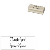 Custom Bedankt! stempel (Gestempeld)