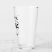 Custom Bedankt voor het helpen groeien Gift Glas (Links)