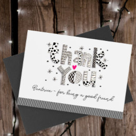 Custom Bedankt voor het zijn van mijn vriend Kaart