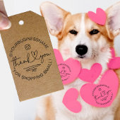 Custom Bedankt Zakelijke verpakking Rubberstempel