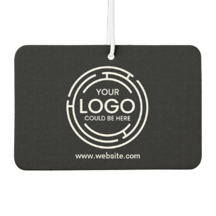 Custom Bedrijf Branded Business Logo zwart Luchtverfrisser