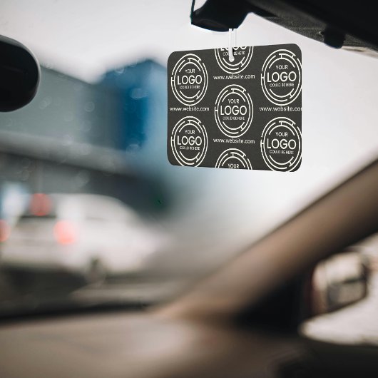 Custom Bedrijf Branded Business Logo zwart Luchtverfrisser